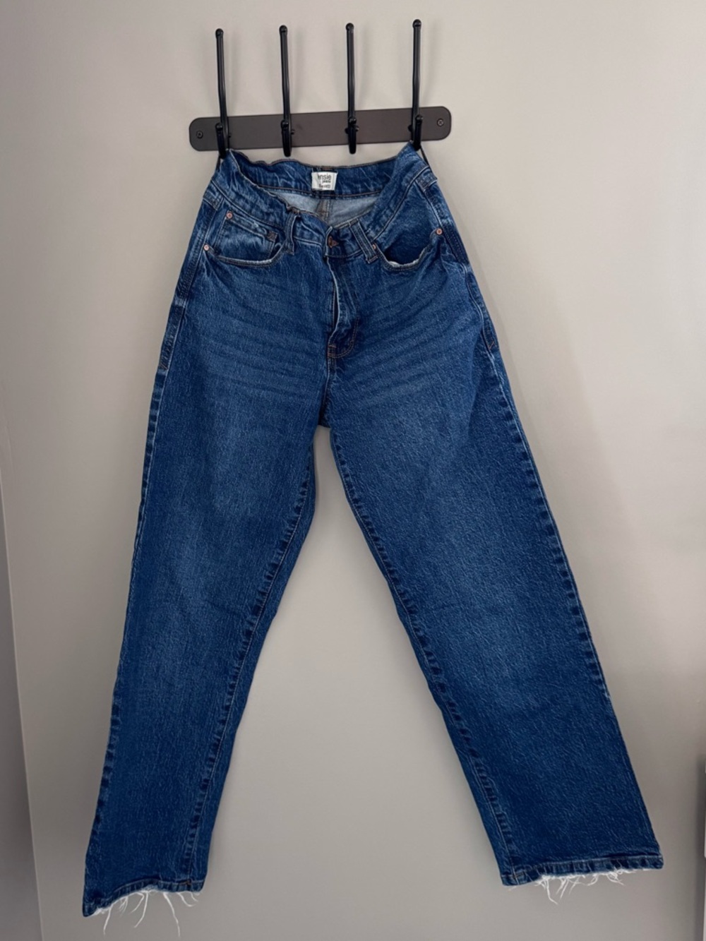 Kensie Dark Blue Straight Leg Jeans
